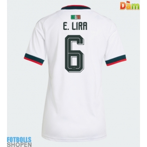Billiga Mexiko Erik Lira #6 Bortatröja Dam VM 2026 Kortärmad